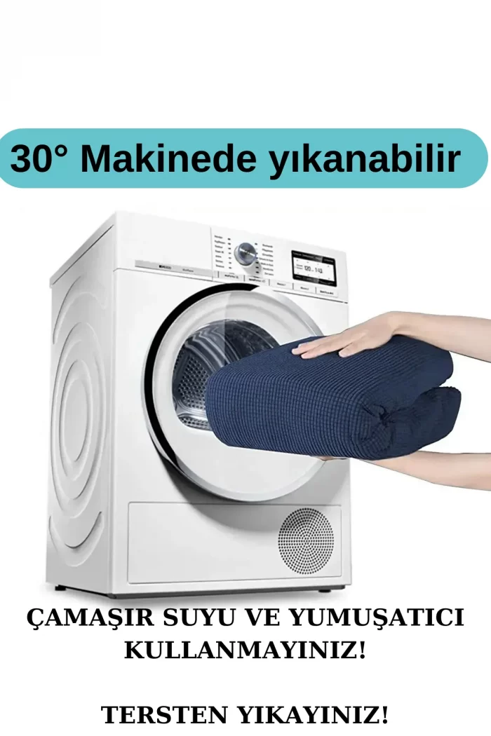 6li Jakarlı Lüks Sandalye Kılıfı lastikli Yıkanabilir Etekli Sandalye Örtüsü. Osmanlı Desen - Görsel 4